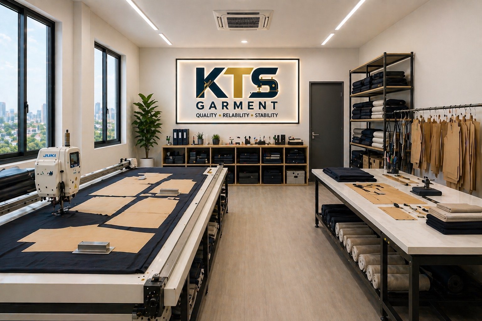 KTS GARMENT 自動裁断設備